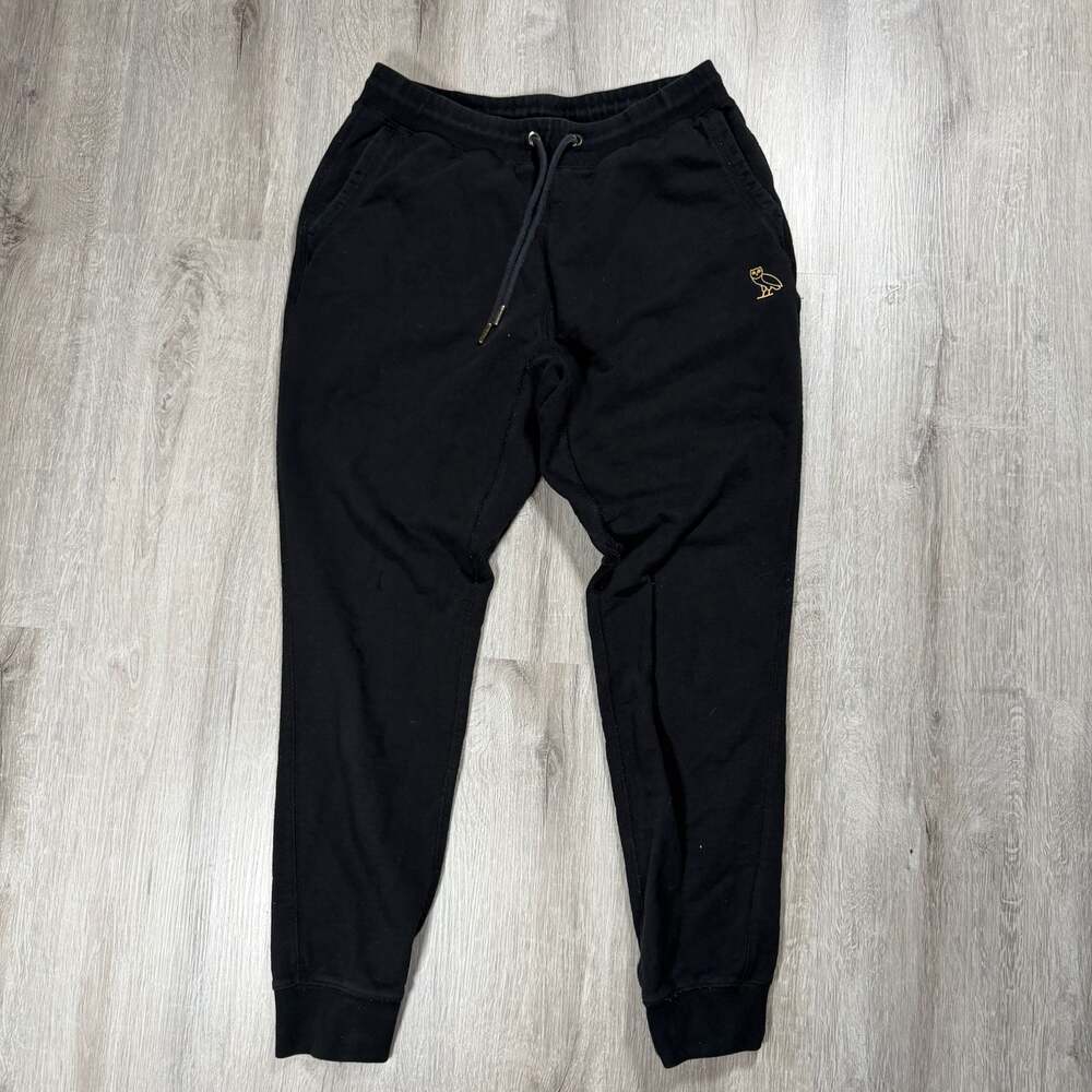 OVO October's Very Own Classic French Terry Jogger Sweatpants in Black